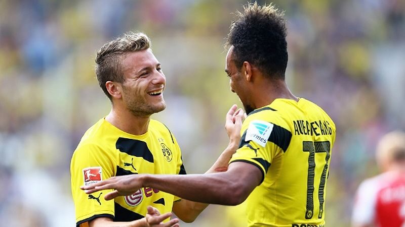 Ciro Immobile và Pierre-Emerick Aubameyang tại Borussia Dortmund