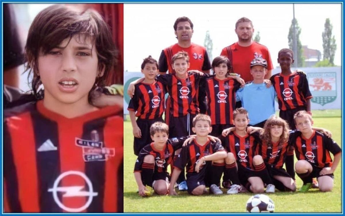 Sandro Tonali trong những năm đầu sự nghiệp bóng đá