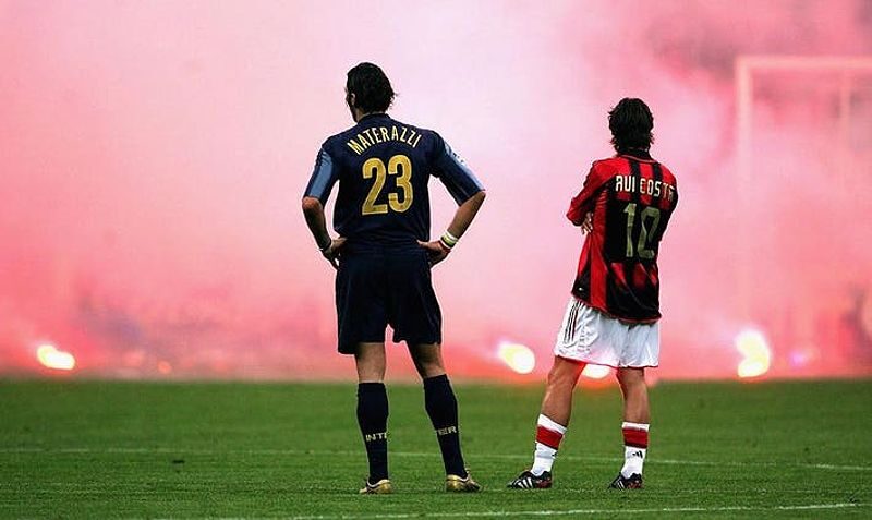 Trận đấu giữa AC Milan và Inter Milan